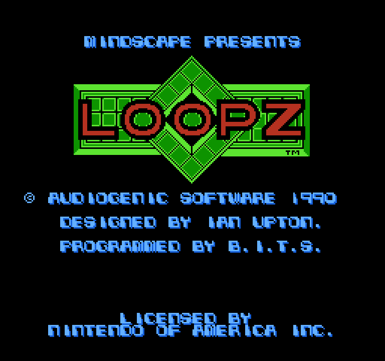 Loopz | ファミコンタイトル画像