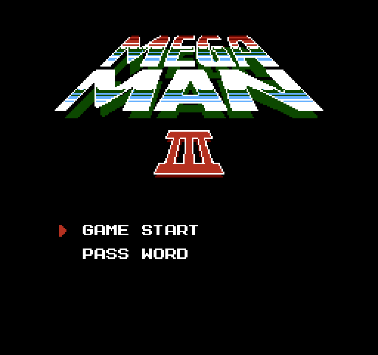Mega Man 3 | ファミコンタイトル画像