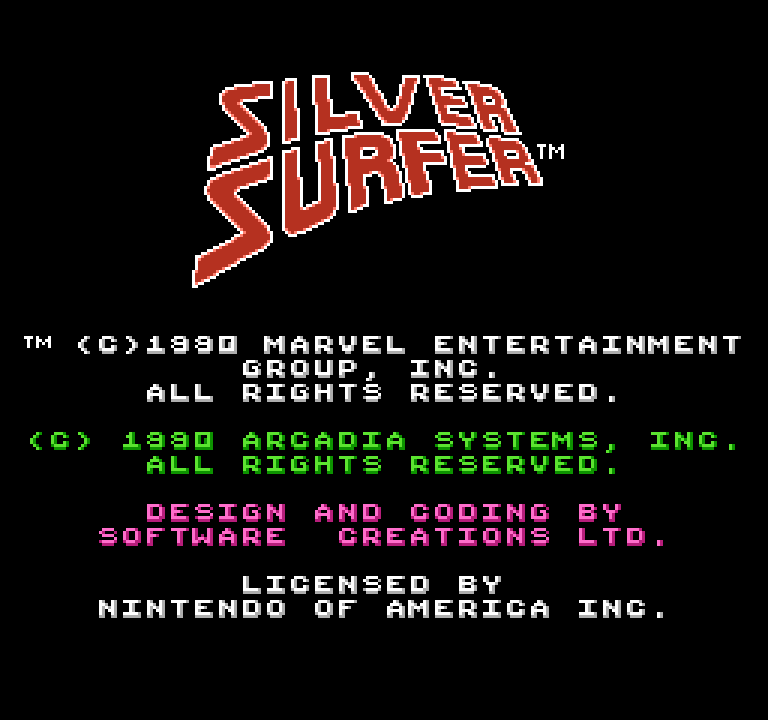 Silver Surfer | ファミコンタイトル画像