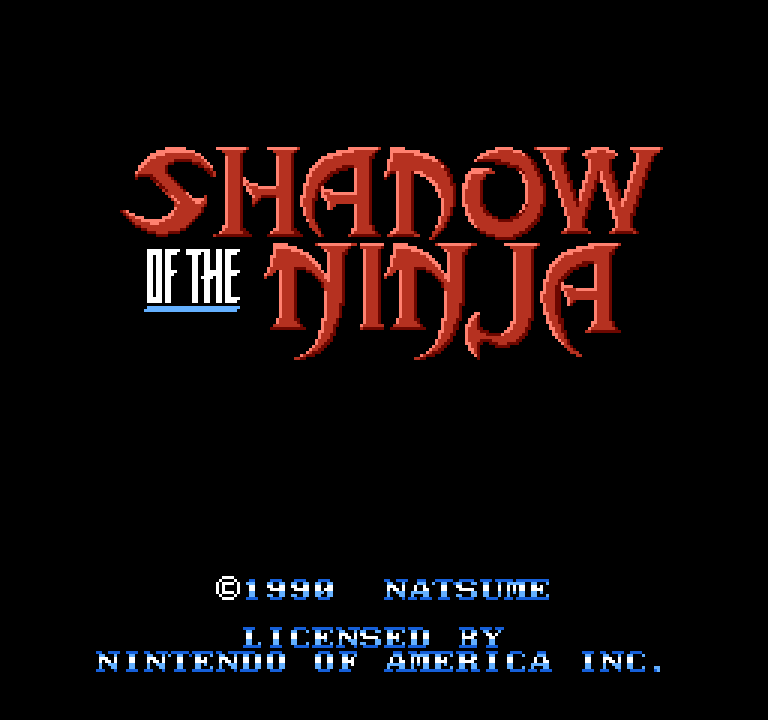 Shadow of the Ninja | ファミコンタイトル画像