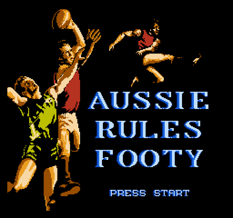 Aussie Rules Footy | ファミコンタイトル画像