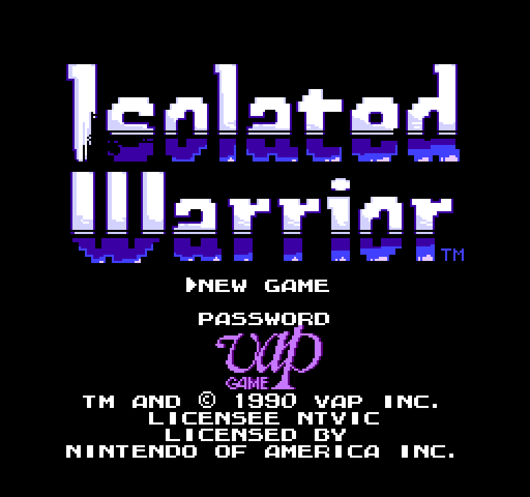 Isolated Warrior | ファミコンタイトル画像
