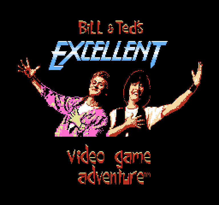 Bill & Ted's Excellent Video Game Adventure | ファミコンタイトル画像