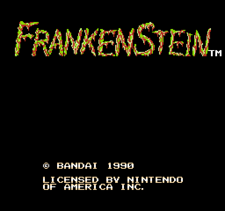 Frankenstein: The Monster Returns | ファミコンタイトル画像