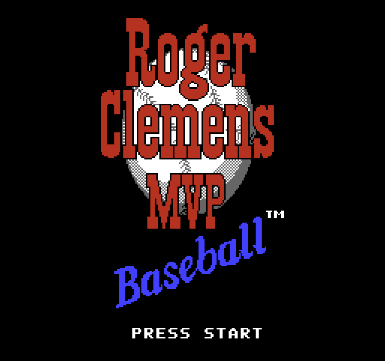 Roger Clemens' MVP Baseball | ファミコンタイトル画像