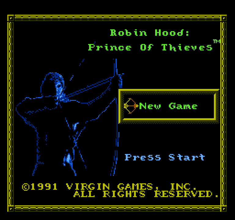 Robin Hood: Prince of Thieves | ファミコンタイトル画像