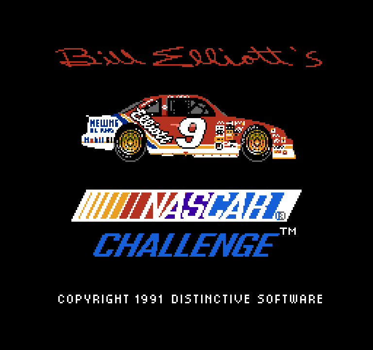 Bill Elliott's NASCAR Challenge | ファミコンタイトル画像