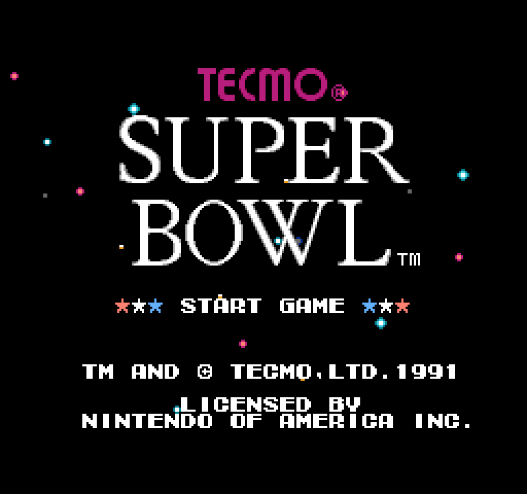 Tecmo Super Bowl | ファミコンタイトル画像