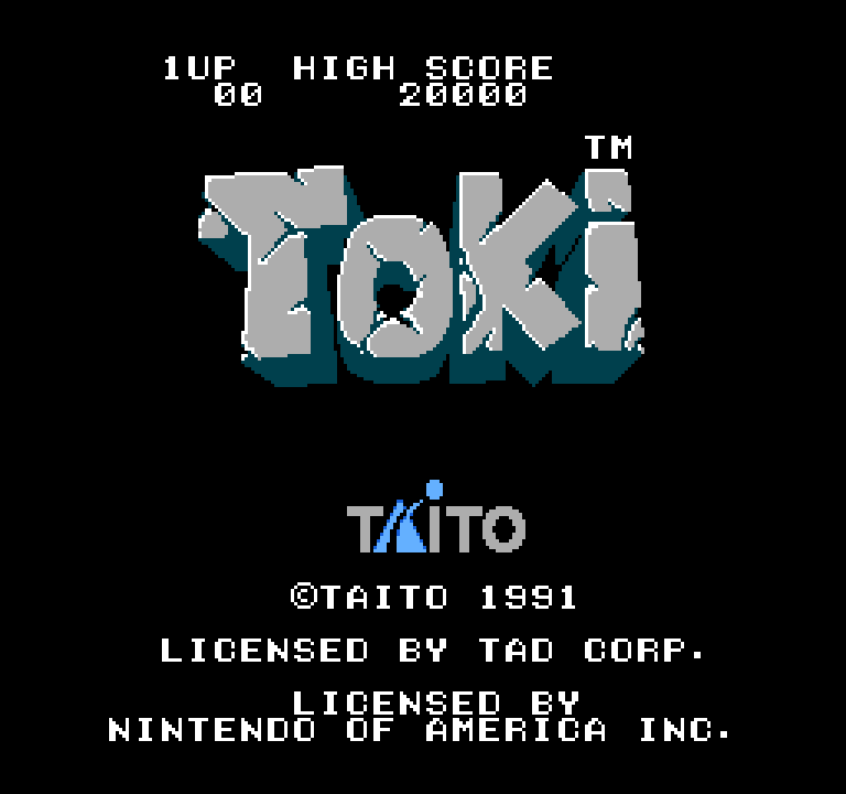 Toki | ファミコンタイトル画像