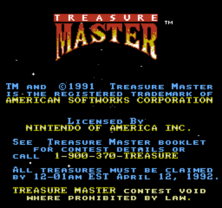Treasure Master | ファミコンタイトル画像