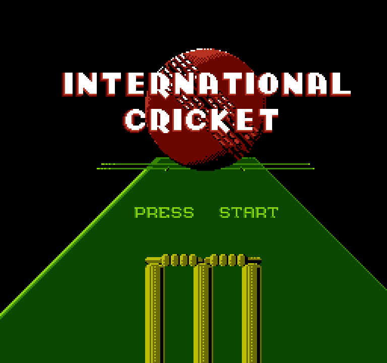 International Cricket | ファミコンタイトル画像