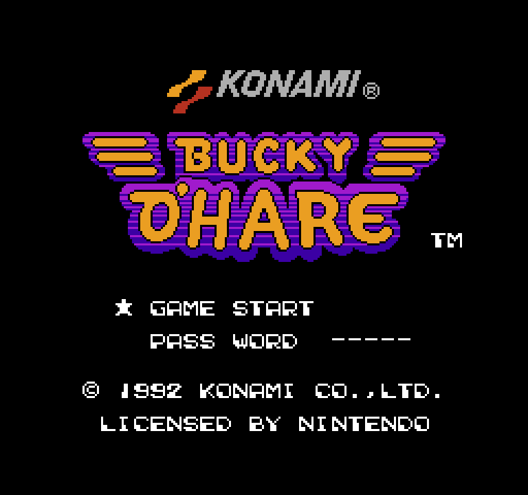 Bucky O'Hare | ファミコンタイトル画像