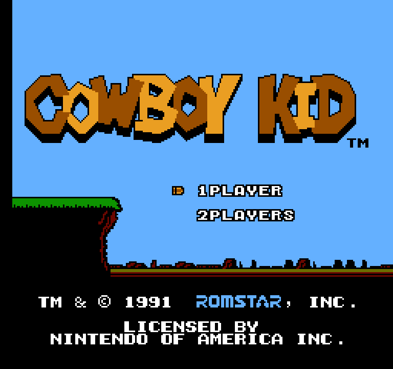 Cowboy Kid | ファミコンタイトル画像