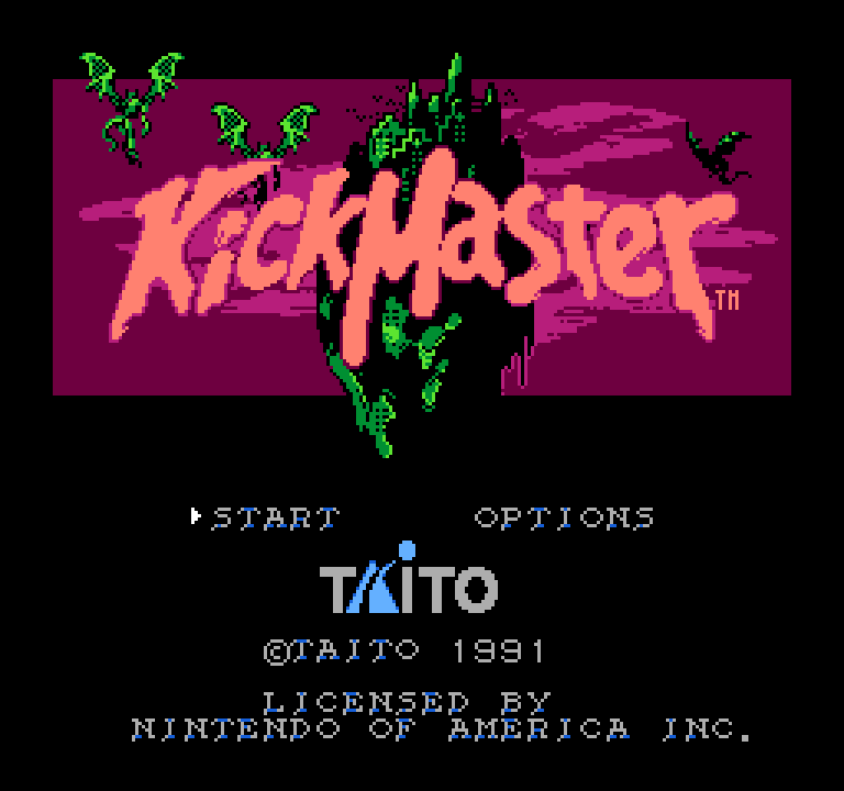 Kick Master | ファミコンタイトル画像
