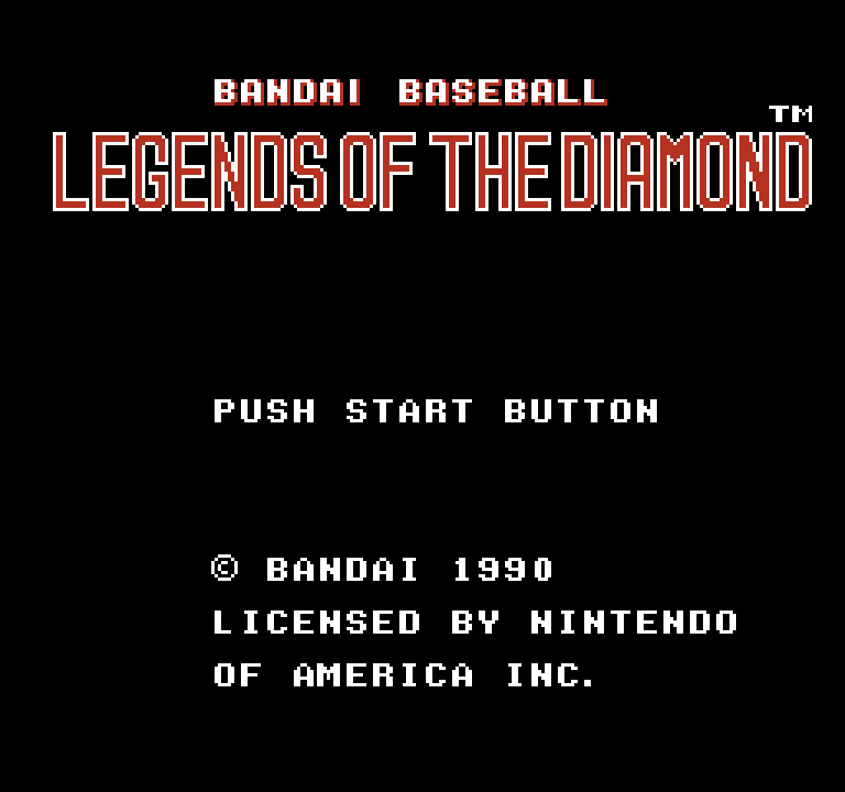 Legends of the Diamond | ファミコンタイトル画像