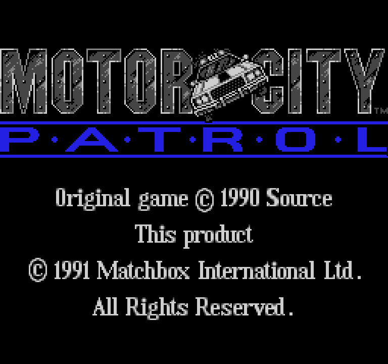 Motor City Patrol | ファミコンタイトル画像