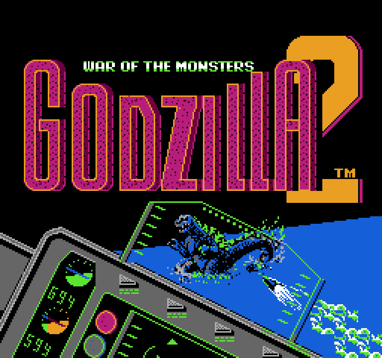 Godzilla 2: War of the Monsters | ファミコンタイトル画像