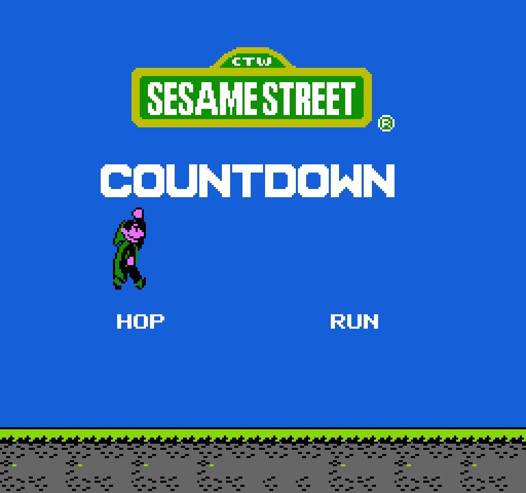 Sesame Street: Countdown | ファミコンタイトル画像