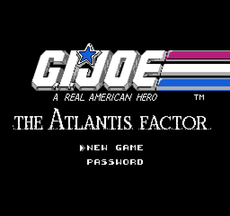 G.I. Joe: The Atlantis Factor | ファミコンタイトル画像