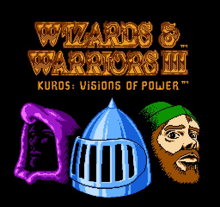 Wizards & Warriors III: Kuros: Visions of Power | ファミコンタイトル画像
