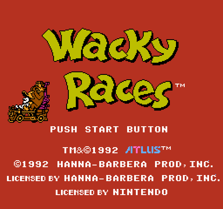 Wacky Races | ファミコンタイトル画像