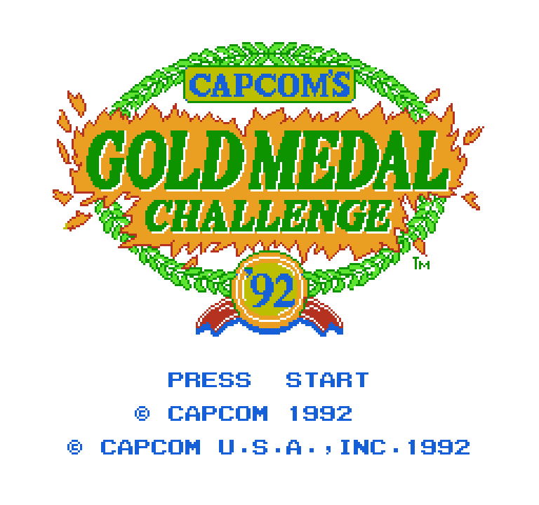 Capcom's Gold Medal Challenge '92 | ファミコンタイトル画像