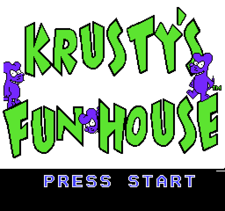 Krusty's Fun House | ファミコンタイトル画像