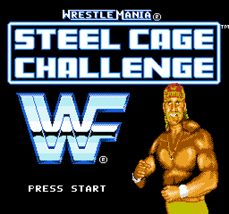 WWF WrestleMania: Steel Cage Challenge | ファミコンタイトル画像