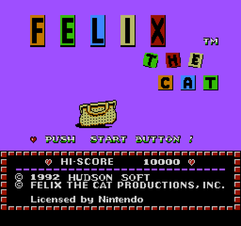 Felix the Cat | ファミコンタイトル画像