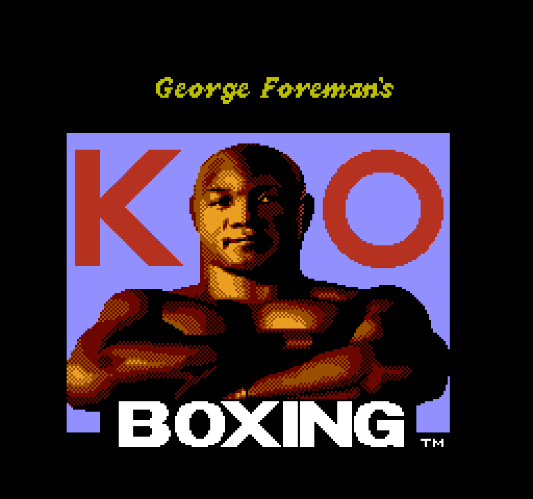George Foreman's KO Boxing | ファミコンタイトル画像