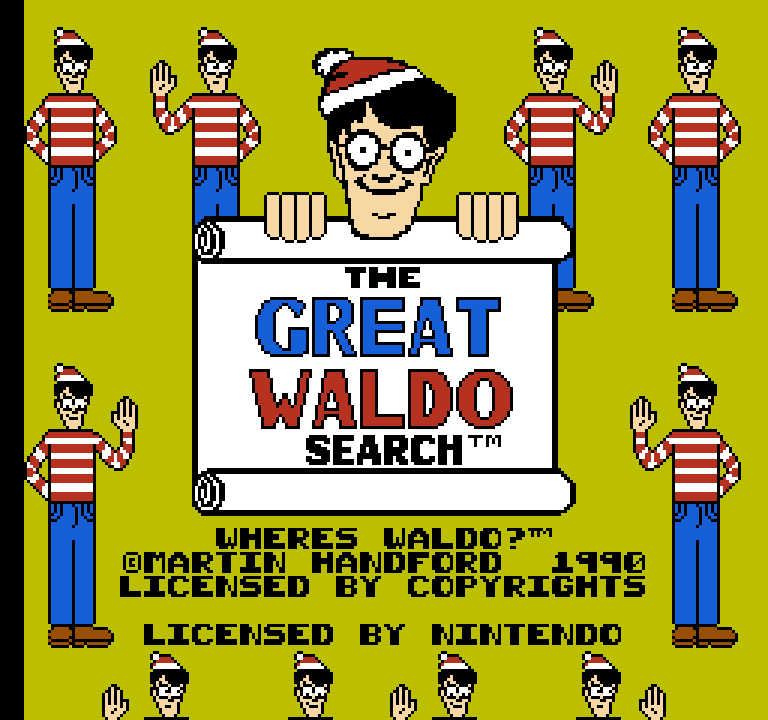 The Great Waldo Search | ファミコンタイトル画像