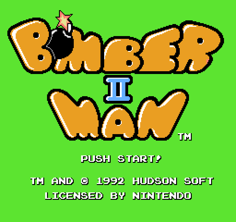 Bomberman II | ファミコンタイトル画像