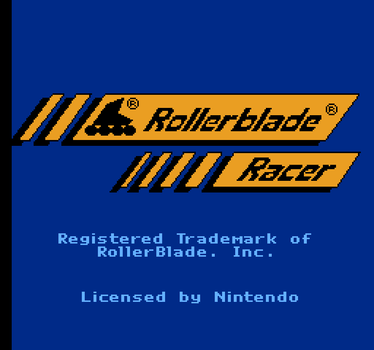 Rollerblade Racer | ファミコンタイトル画像