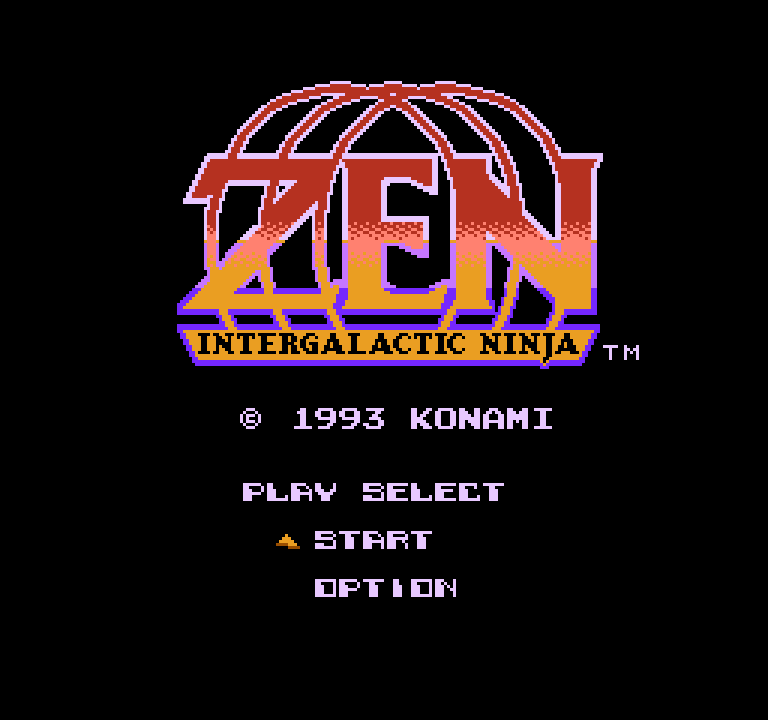 Zen the Intergalactic Ninja | ファミコンタイトル画像