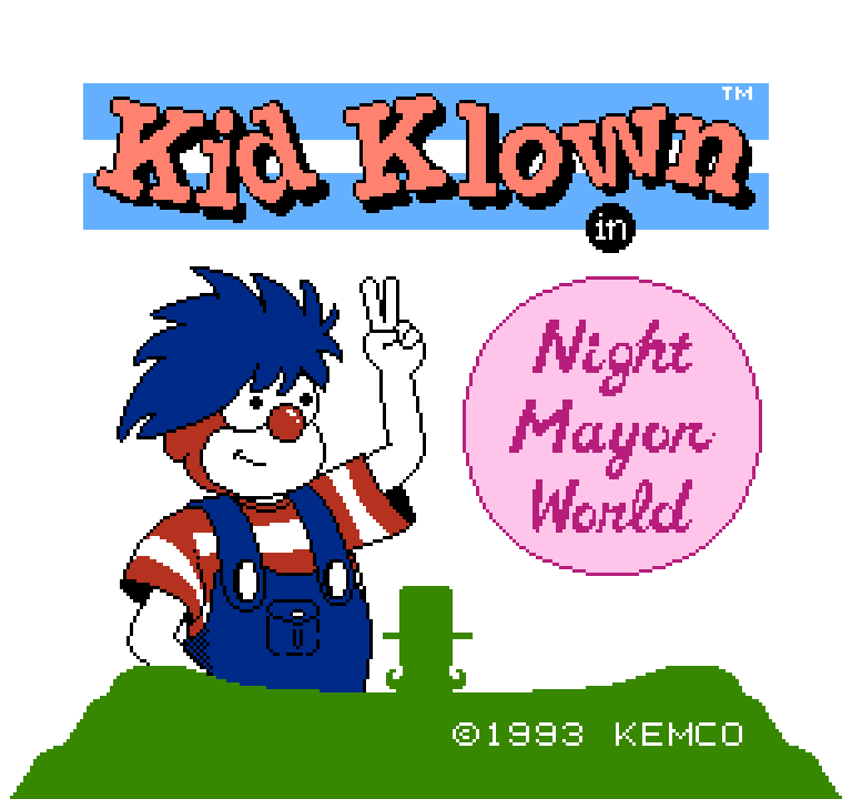 Kid Klown in Night Mayor World | ファミコンタイトル画像