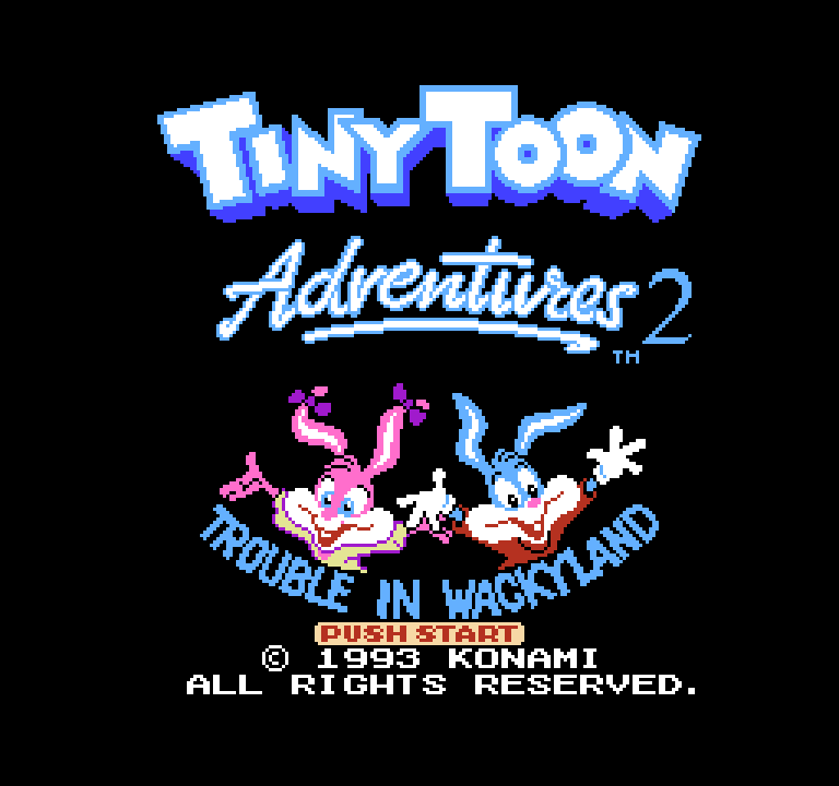 Tiny Toon Adventures 2: Trouble in Wackyland | ファミコンタイトル画像