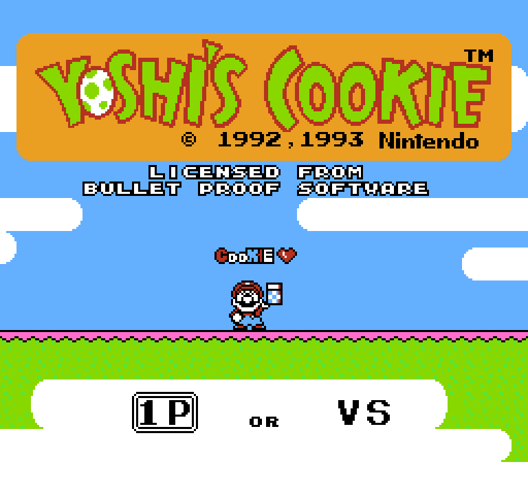 Yoshi's Cookie | ファミコンタイトル画像