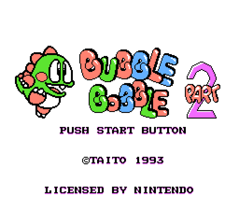 Bubble Bobble Part 2 | ファミコンタイトル画像
