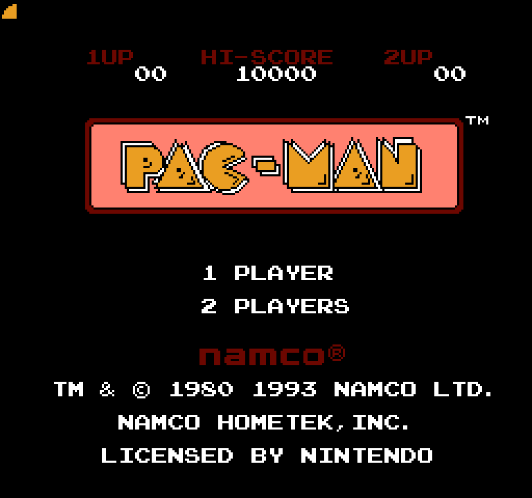 Pac-Man | ファミコンタイトル画像
