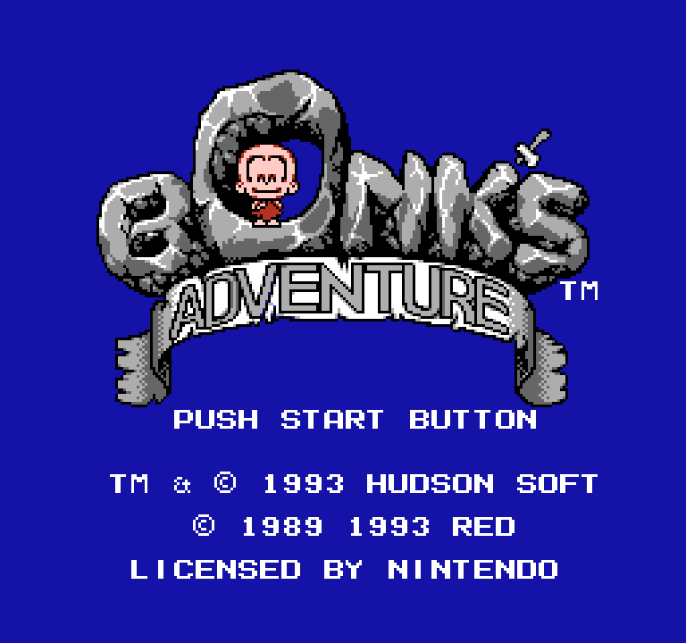 Bonk's Adventure | ファミコンタイトル画像