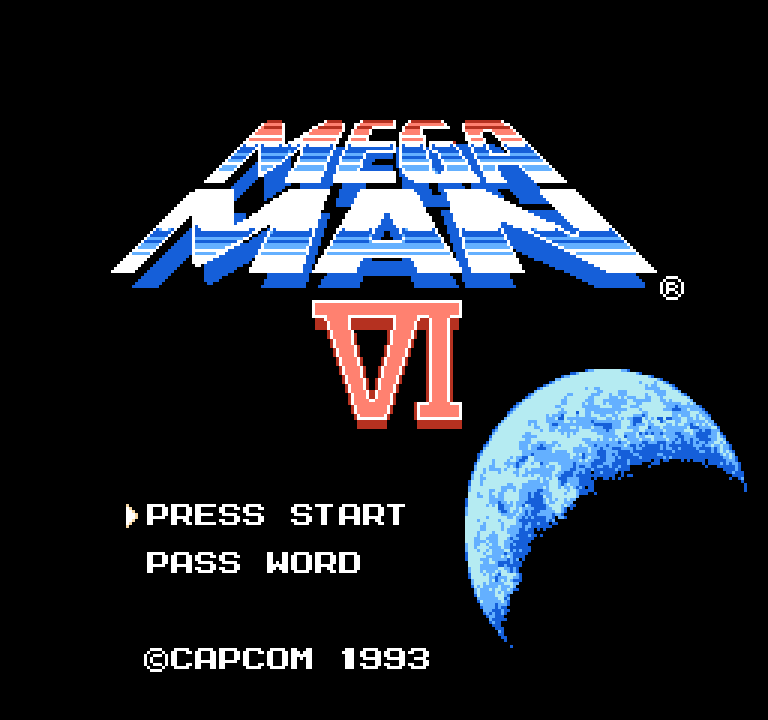 Mega Man 6 | ファミコンタイトル画像