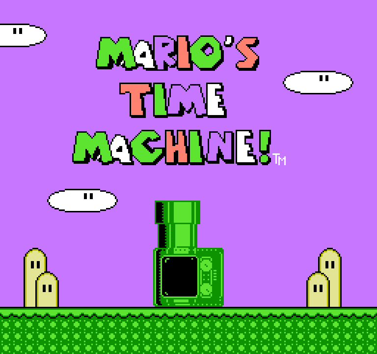 Mario's Time Machine | ファミコンタイトル画像