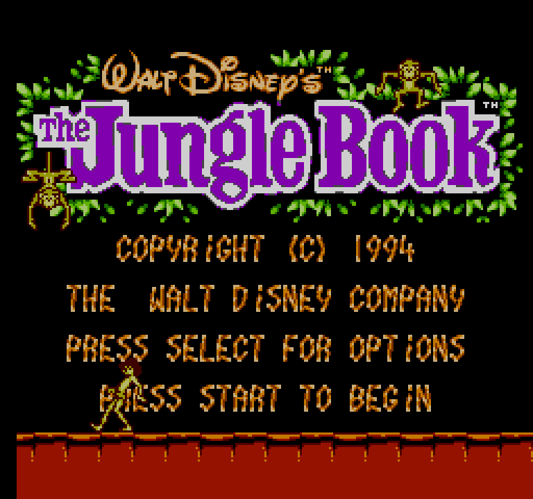 Disney's The Jungle Book | ファミコンタイトル画像